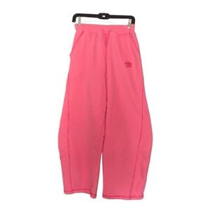 Aelfric Eden Pink Barrel‑Leg Sweatpants Size 2